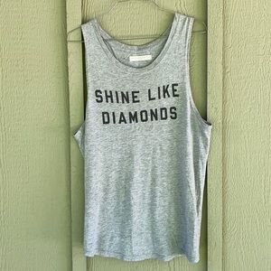 Spiritual Gangster Shine Like Diamonds Tank, Large